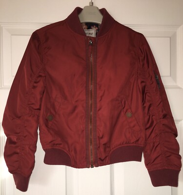 Girls Maroon Bomber Jacket From Next Age Years UK