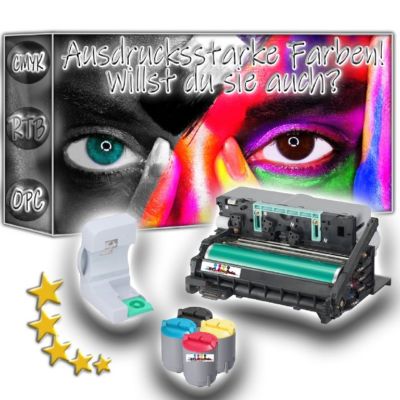 Bildtrommel+Toner+Resttonerb.komp.zu R300 CMYKW300 für SAMSUNG CLP-300