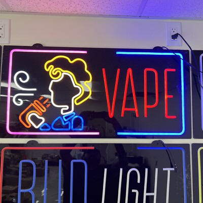 NEON VAPE SIGN | eBay