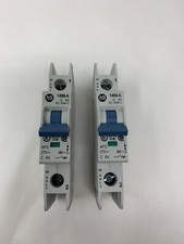 2-Allen-Bradley 1489-A1C0606 Miniature Circuit Breaker 1 Pole 277V-48V Series A