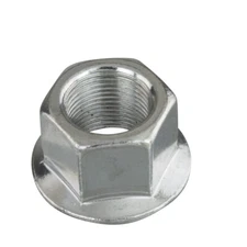 NEW! PRO+ FRONT/REAR STEEL HUB AXLE NUT 14 MM SIZE IN CHROME SOLD BY PAIR