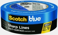 ScotchBLUE 1.41" x 60 yd. SHARP LINES Medium Strength Painter's Tape 2093-36NC
