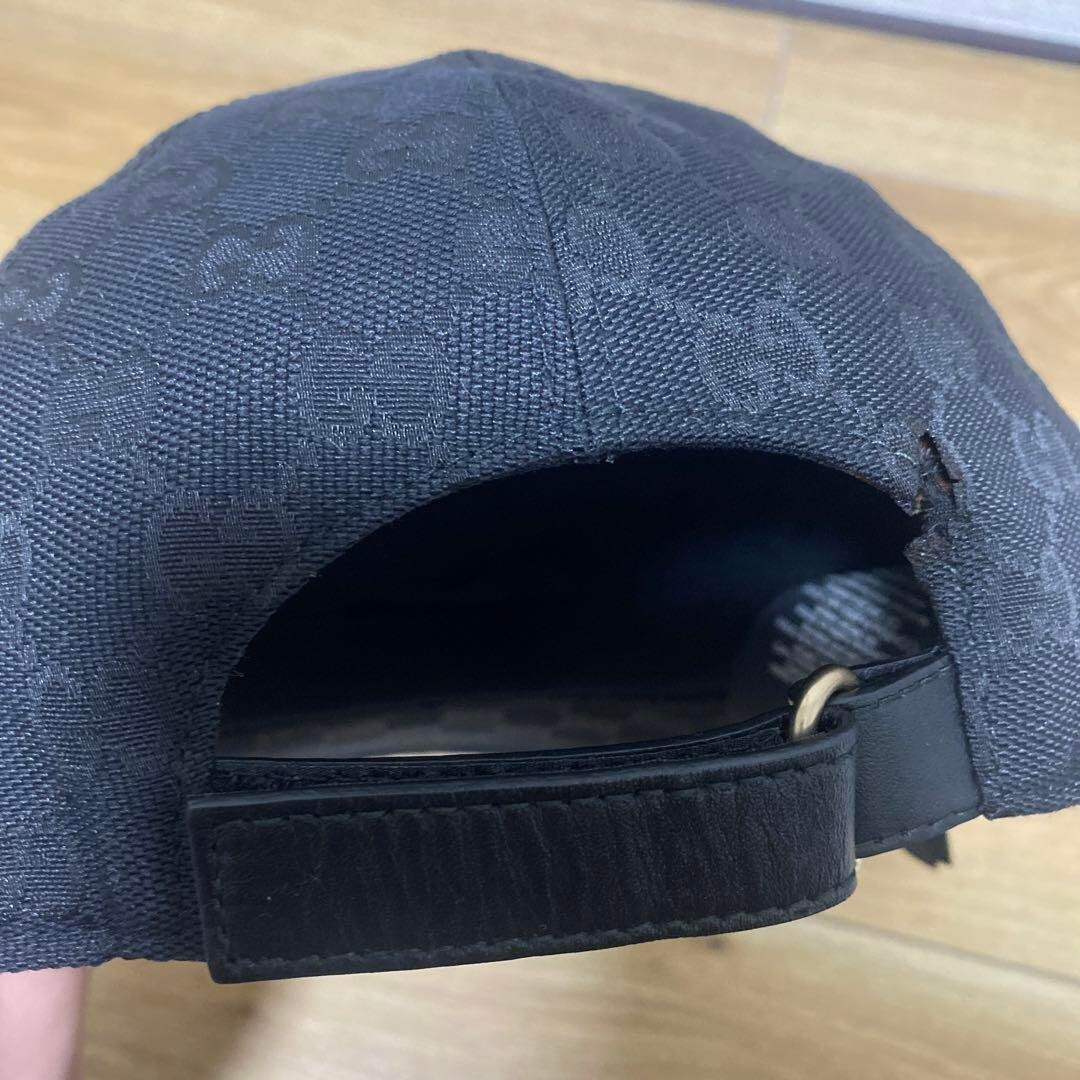 GUCCI Sherry Line Monogram GG Logo Baseball Cap Hat Men Size M