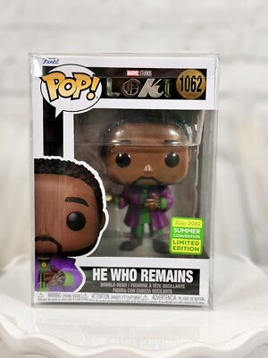 Funko Pop! ~ HE WHO REMAINS #1062   San Diego Comic Con Exclusive (con sticker)