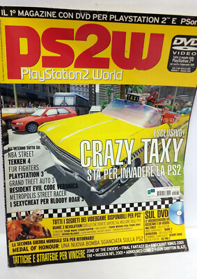 PS2W CAZY TAXY N 5 MAGGIO 2001 RIVISTA VIDEOGAMES ITA GD1 66721