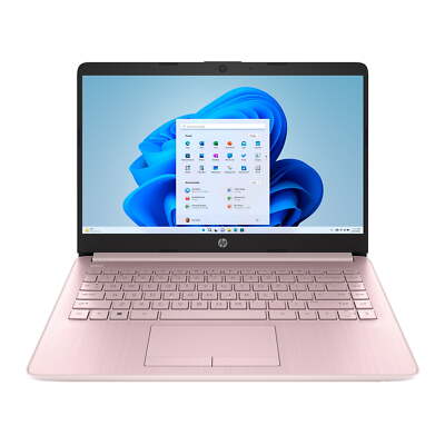 Stream 14 Inch Laptop Intel Processor N4120 4GB RAM 64GB Emmc Pink (12-Mo. Micro