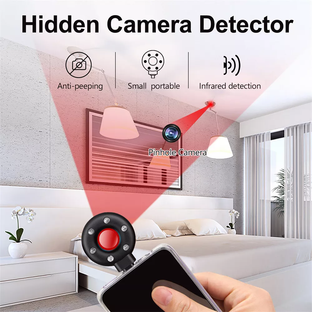 Hidden Camera Detector,Spy Camera Finder,Portable Camera Finder,Anti Spy  Finder