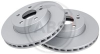 2X A.B.S. 17758 Bremsscheibe Vorne FüR MERCEDES-BENZ