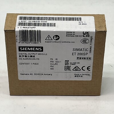 NEW SIEMENS 6ES7132-6BD20-0DA0 Digit Output Module 6ES7 132-6BD20-0DA0 200SP *