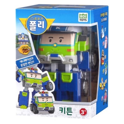 Academy Robocar POLI 4-Inch Transforming Robot Keaton   Desert Patrol Truck