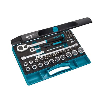 HAZET High Performance socket wrench set 953HP I 47-piece, with HiPer fine-to...