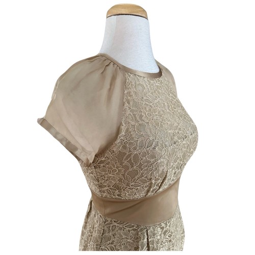 LAUNDRY by SHELLI SEGAL women’s floral lace dress Sz 0 - Picture 3 of 4