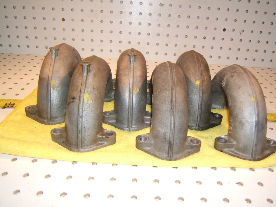 BMW 1976 3.0si inyectado tipo colector de admisión C OEM 1 juego de 6 tubos solamente, 1256651 Foto 4 de 4