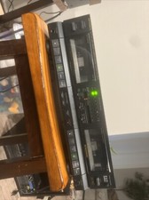 Optimus SCT-37 High Speed Dubbing Stereo Cassette Deck HX Pro Not Tested