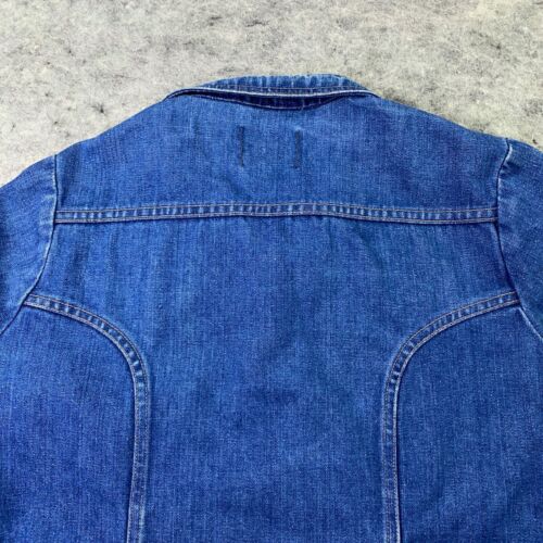 Vintage Sedgefield Womens Jacket Medium Blue Denim Trucker 70s 80s Made In USA - Picture 14 of 18
