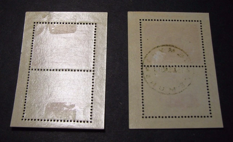 Hoja de sello de recuerdo de Yugoslavia Scott# C33 tren eléctrico MH y usado 1949 L91 Foto 2 de 2