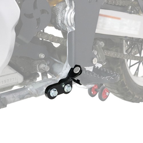 1 par de soportes reductores de estriba de acero ajustables aptos para Suzuki DR650 1996-2024 - Imagen 4 de 12