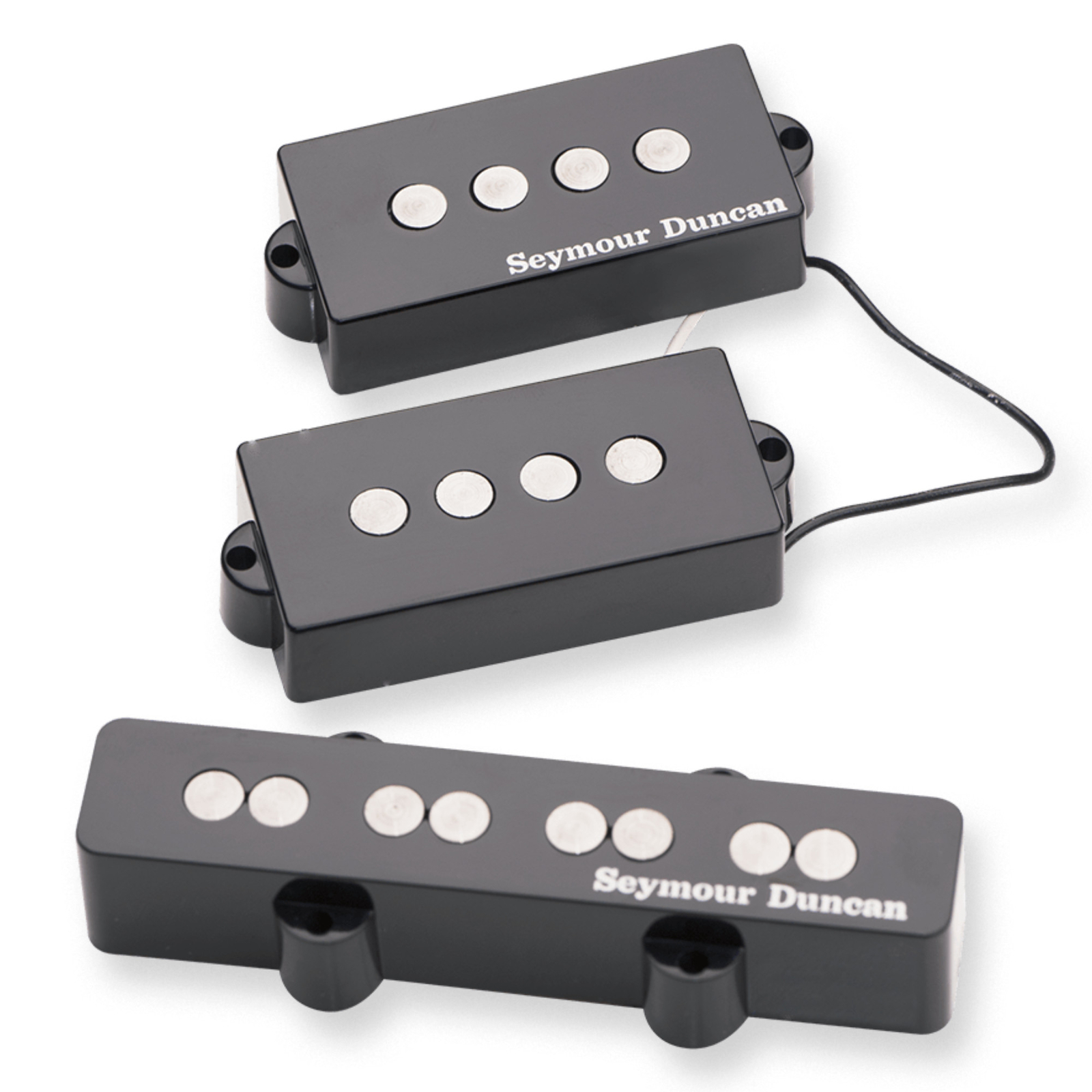 Комплект 4-струнных звукоснимателей Seymour Duncan, черный