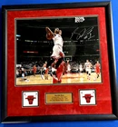 Derrick Rose Chicago Bulls Signed & Inscribed “#1” Framed 16x20 Photo –PSA DNA