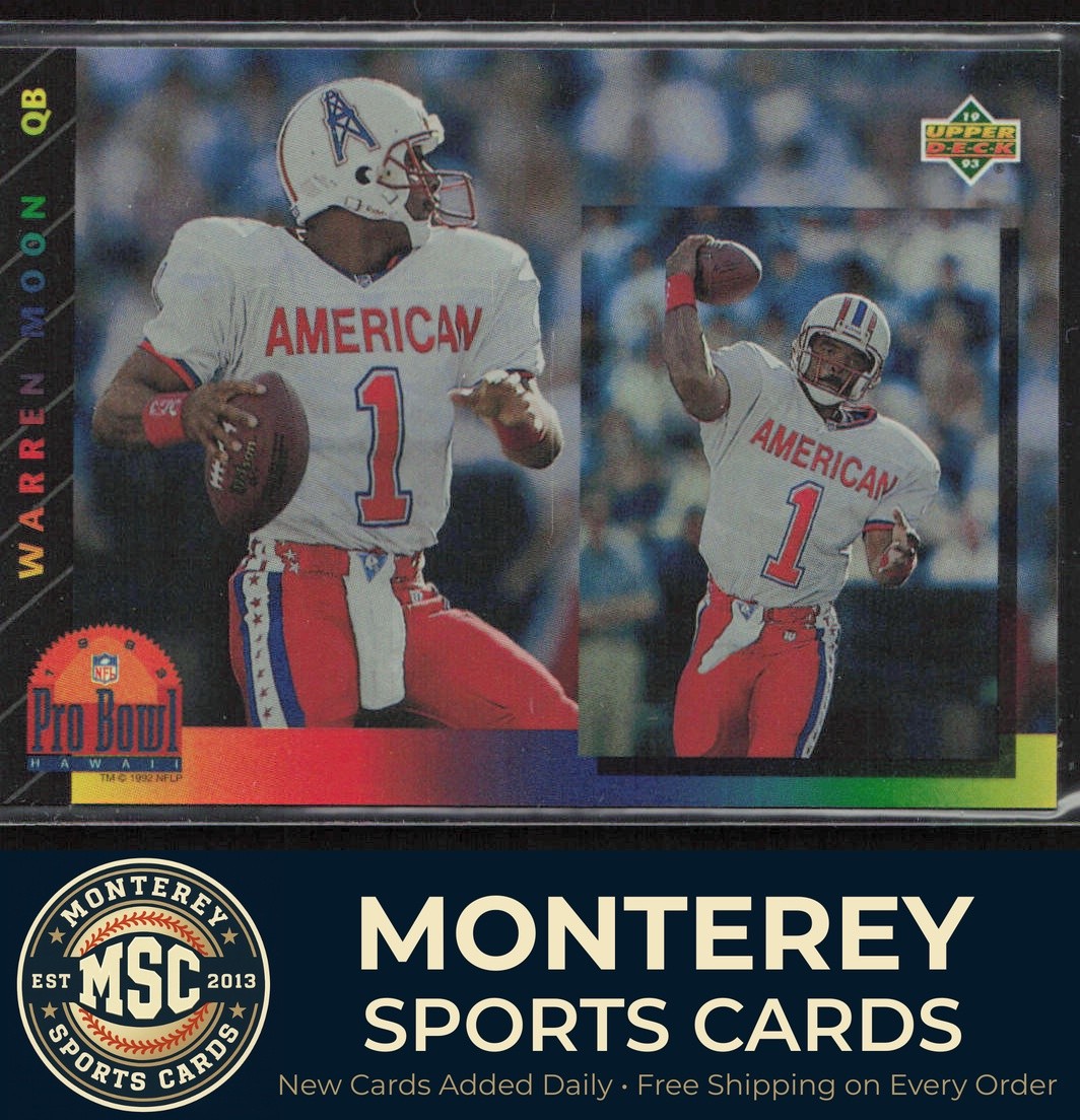 Warren Moon 1993 Upper Deck Pro Bowl #PB3 Houston Oilers