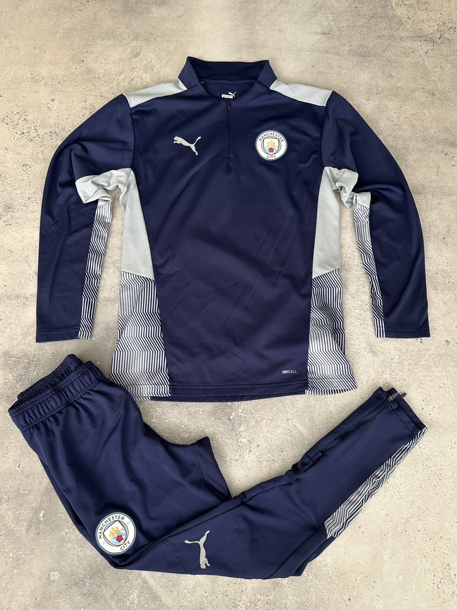 MANCHESTER CITY 2021 2022 TRAINING FOOTBALL TRACKSUIT PUMA DRYCELL