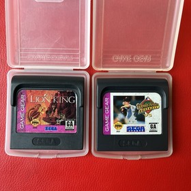Lot Of Sega Game Gear Games W/ OEM Plastic Gamegear Cases