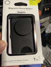 PopSockets MagSafe Magnetic Phone Wallet  Grip Black New In Box