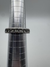 Elegant Sterling Silver 925 CZ Cocktail Ring 7 Eternity