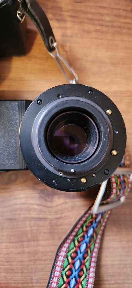 Фотоаппарат Praktica PLC3 35 мм с чехлом, вспышкой и объективом 2,8/135 MC. Непроверенные - Изображение 4 из 4