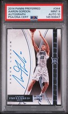 2014 PANINI PREFERRED AUTO #344 AARON GORDON 46/49 PSA 9 AUTO 10
