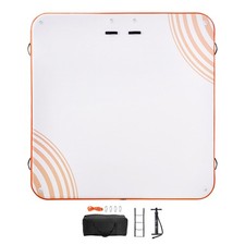 Aufblasbares Trampolin Schwimmdock 2,13 x 2,13 m Dock-Schwimmplattform