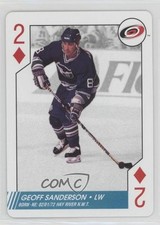 1997-98 Bicycle Hockey Aces Playing Cards Geoff Sanderson #2D 0a4