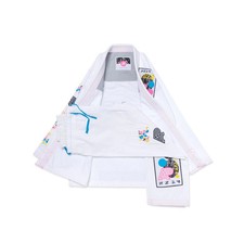 Albino & Preto Sanktuary WHITE BJJ Gi Kimono Limited Edition With Bags