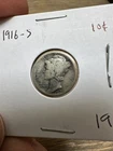 1916-S Mercury Head Dime - Better Grade