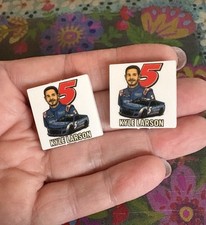 2 Piece Professional RACING DRIVER 5 Larson Focal Beads DIY Jewelry Pens NEW