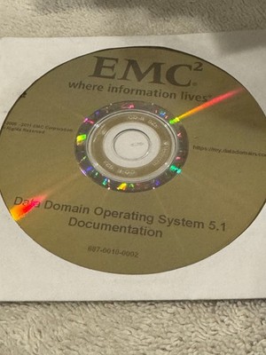 EMC2 Data Domain Operating Ssytem 5.1 Documentation CD - CD ONLY VERY GOOD CONDI