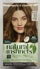 Clairol Natural Instincts Demi-Permanent HAIR DYE 6.5G Lightest Golden Brown