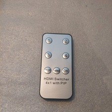 HDMI Switch switcher Remote Control 4x1 -Port Selector IR Receiver with PIP