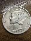 1945-S Mercury Dime - Actual Silver Coin Shown Extra Fine Same Day Shipping Free