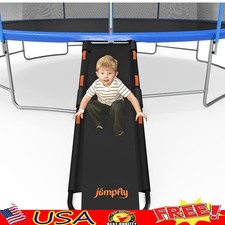 Trampoline Slide Ladder Sturdy Safety Design Easy Assembly Fun Outdoor Playtime