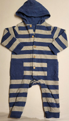 blau/grauer Overall, Gr. 80, Bellybutton