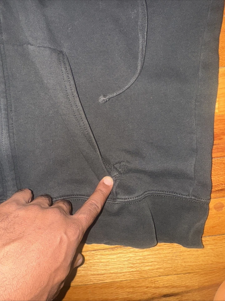 Suéter polo com capuz Ralph Lauren denim supply grande preto remendo de tigre militar - Imagem 4 de 4