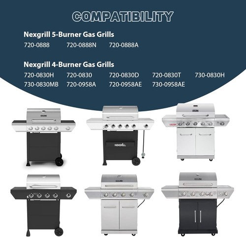 Kit Ricambi per Nexgrill 5 Fuochi 720-0888 720-0888N 720-0888A, 4-B... - Foto 3 di 7