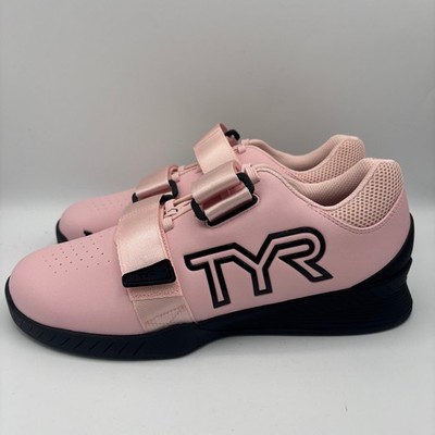 TYR L-1 Lifter Shoes Mens Size 8/Womens 9.5 Pink Black Weightlifting Gym
