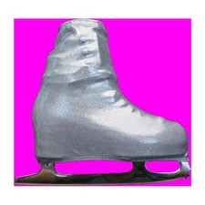 Metalic Figure Skating Boot Covers by Kami-So - Metallic Silver