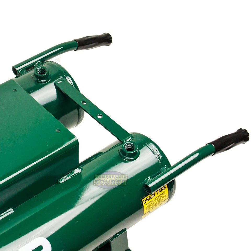 Tanque de aire de repuesto Rolair 9 galones doble tanque carretilla estilo TNKASY4090 Foto 4 de 4