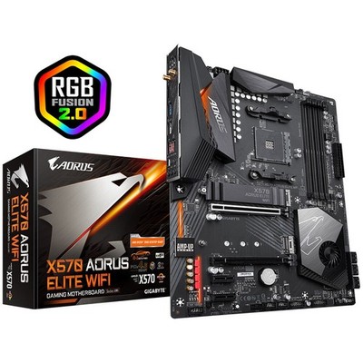 GIGABYTE X570 AORUS ELITE WiFi AM4 AMD X570 SATA 6Gb/s ATX AMD Motherboard