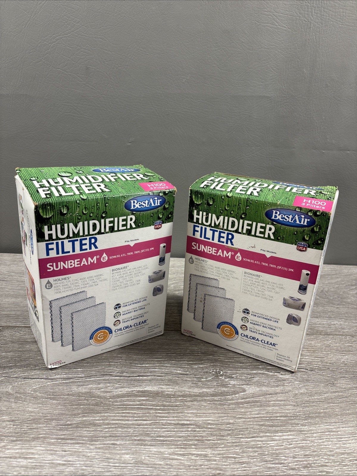 Filter 3 Pack H100 Brand New Fits Sunbeam Holmes Bionaire