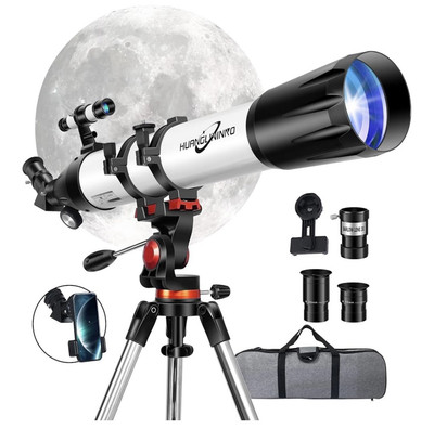 Telescope for Adults High Powered ，90mm Aperture 800mm （35X-210X Professional...
