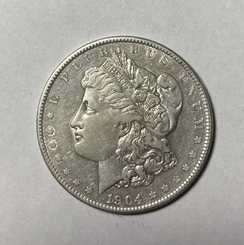 1904-S Morgan Silver Dollar XF/AU Details Cleaned VALUE PRICED
